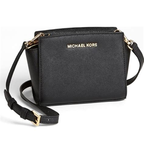 michael michael kors mini selma messenger bag|Michael Kors selma medium black.